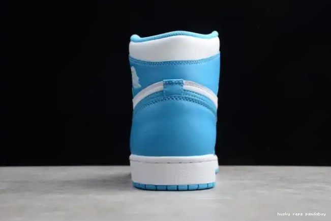 Rep Husky Jordan High OG Air 555088-117 Retro 1 'UNC' 0420